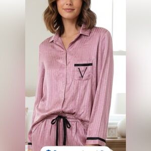 Victoria's Secret Pink Striped Shirt